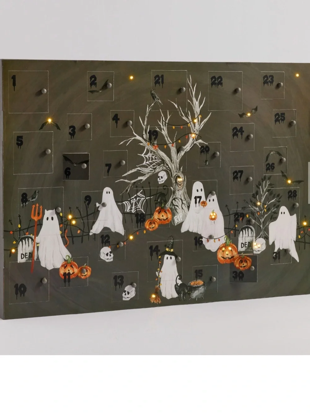 Pottery Barn Halloween Ghost Advent Calendar Brand New in Box